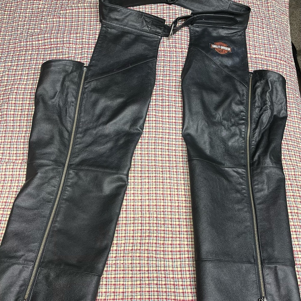 Men’s 2XL Harley Davidson Leather Chaps